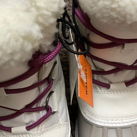 Cat & Jack White and Purple Kids Boots - Picture 4 of 4